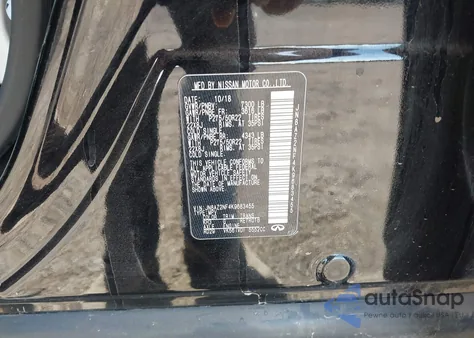 2019 Infiniti Qx80 Luxe from USA, damaged, VIN JN8AZ2NF4K9683455